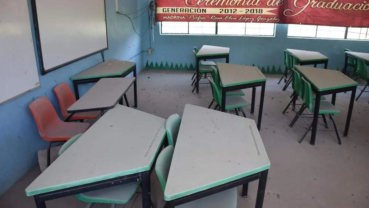 Escuelas de El Moralillo no cuentan con medidas sanitarias